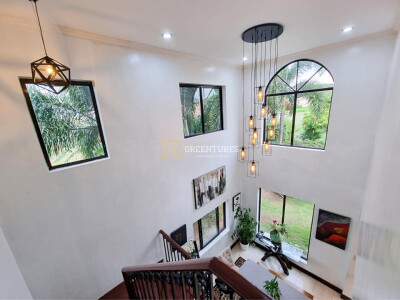 Elegant Mediterranean High Ceiling House and Lot with Wide Open Space Garden Area-4