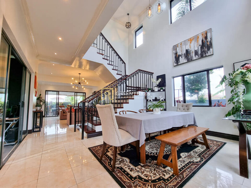 Elegant Mediterranean High Ceiling House and Lot with Wide Open Space Garden Area-2