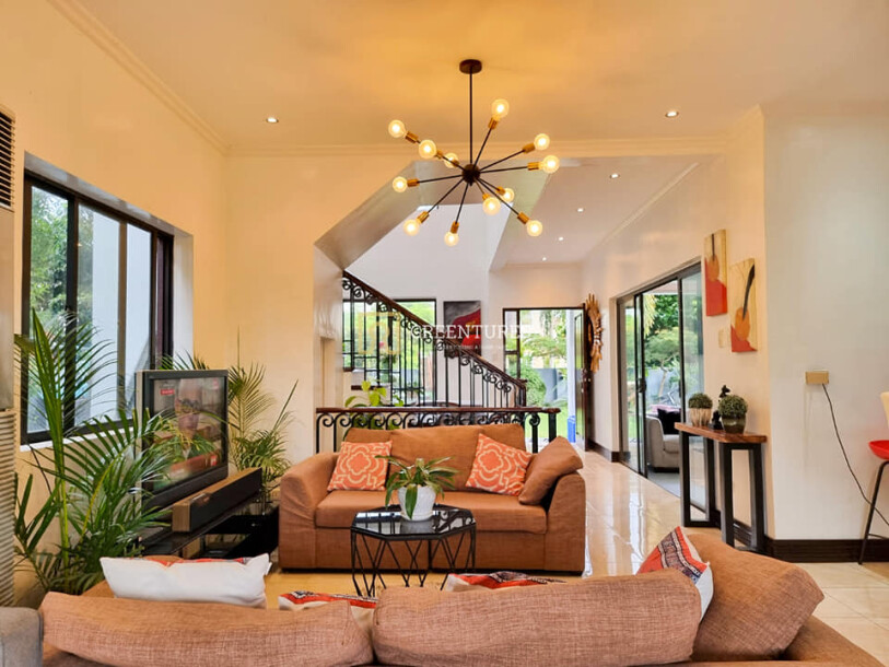 Elegant Mediterranean High Ceiling House and Lot with Wide Open Space Garden Area-11