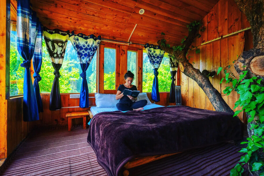 Whispering Pines Cottages |Treehouse | Tandi-12